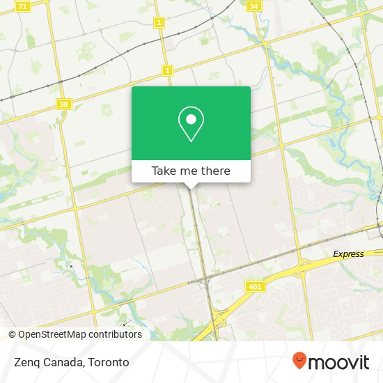 Zenq Canada, 5437 Yonge St Toronto, ON M2N 5S1 plan
