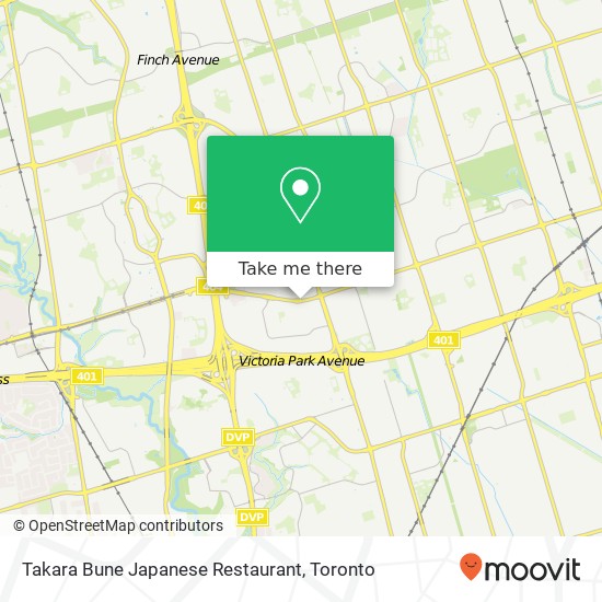 Takara Bune Japanese Restaurant, 2450 Sheppard Ave E Toronto, ON M2J plan