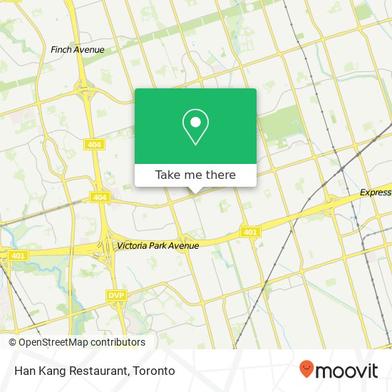 Han Kang Restaurant, 3113 Sheppard Ave E Toronto, ON M1T plan
