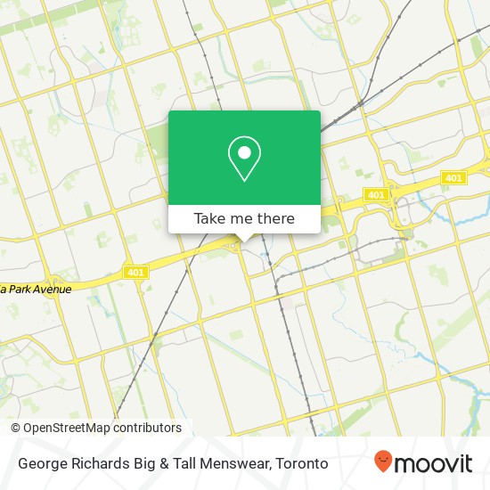 George Richards Big & Tall Menswear, 35 William Kitchen Rd Toronto, ON M1P map