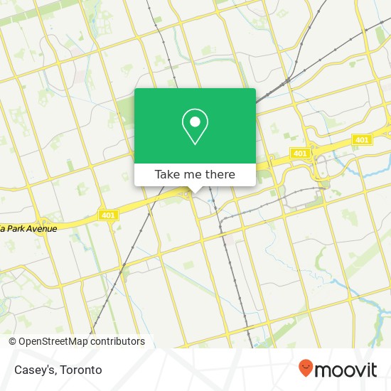 Casey's, 37 William Kitchen Rd Toronto, ON M1P map