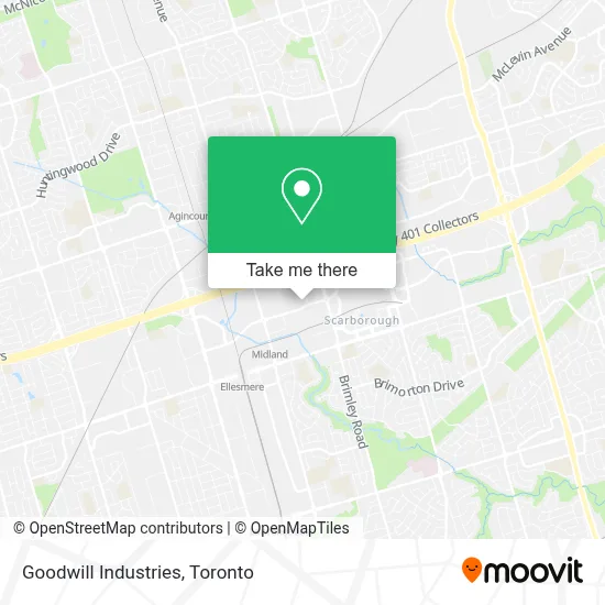 Goodwill Industries map