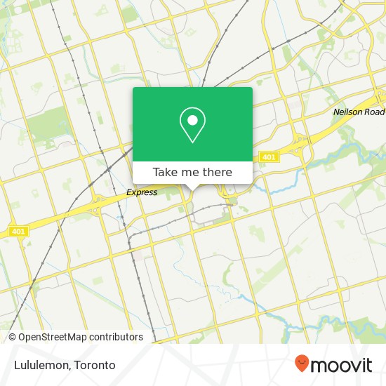 Lululemon, Progress Ave Toronto, ON M1P map