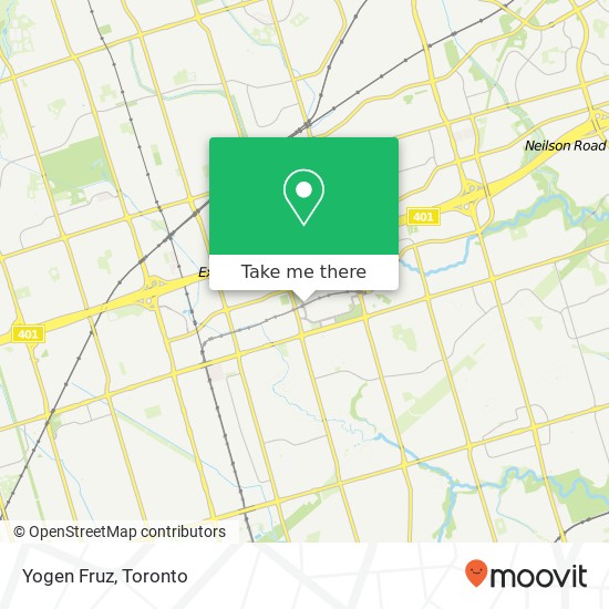 Yogen Fruz, Borough Dr Toronto, ON M1P map