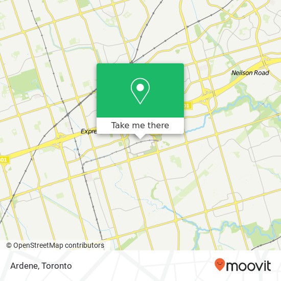Ardene, Toronto, ON M1P map