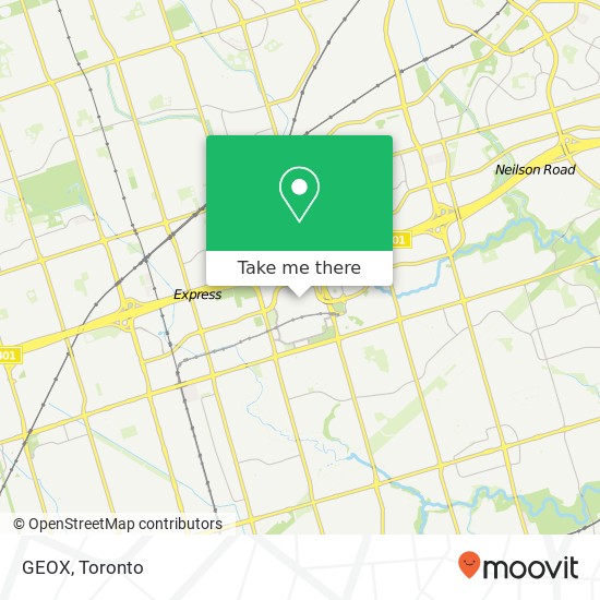 GEOX, Toronto, ON M1P plan