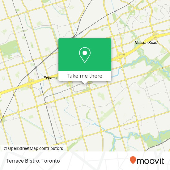 Terrace Bistro, 55 Town Centre Ct Toronto, ON M1P plan