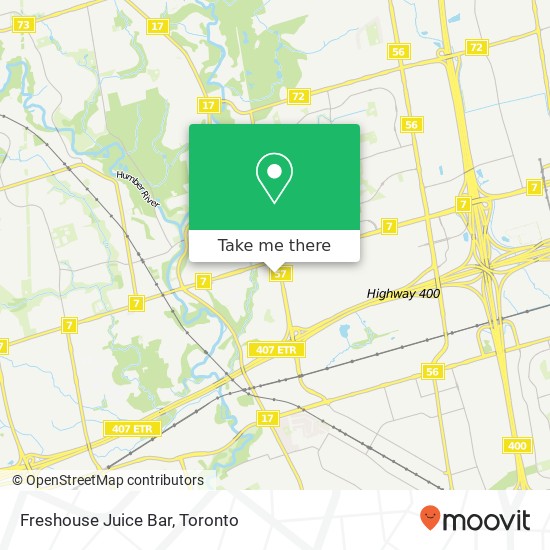 Freshouse Juice Bar, 2 Tall Grass Trl Vaughan, ON L4L 3Y9 map