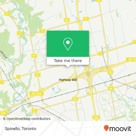 Spinello, 129 Rowntree Dairy Rd Vaughan, ON L4L map