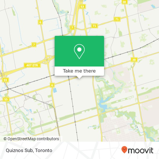 Quiznos Sub, Magnetic Dr Toronto, ON M3J map