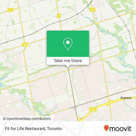 Fit for Life Restaurant, 5700 Yonge St Toronto, ON M2M map