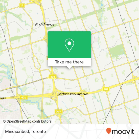 Mindscribed, 160 Old Sheppard Ave Toronto, ON M2J 3L9 plan