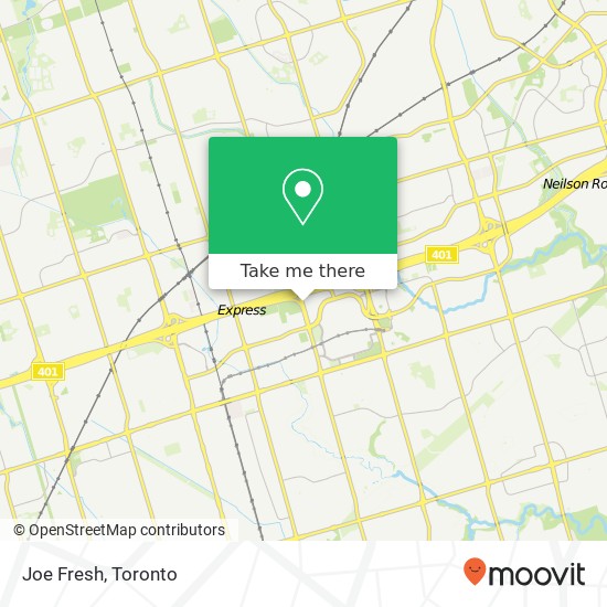 Joe Fresh, 1775 Brimley Rd Toronto, ON M1P plan