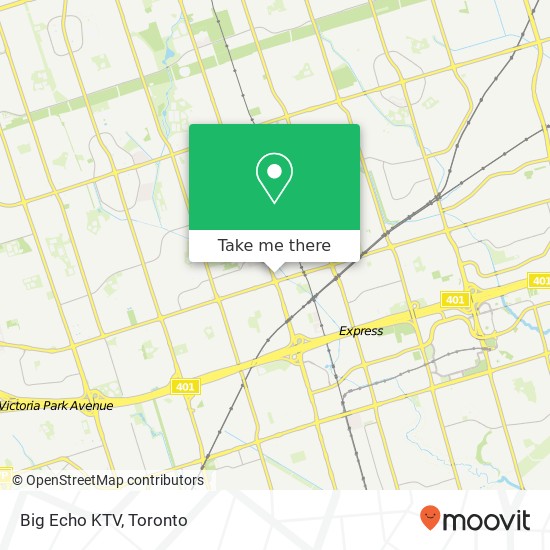 Big Echo KTV map