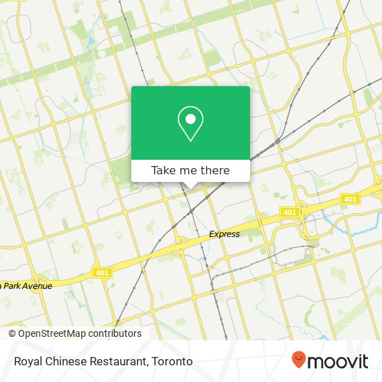 Royal Chinese Restaurant, 4128 Sheppard Ave E Toronto, ON M1S plan