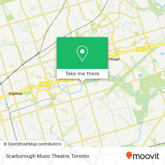 Scarborough Music Theatre map