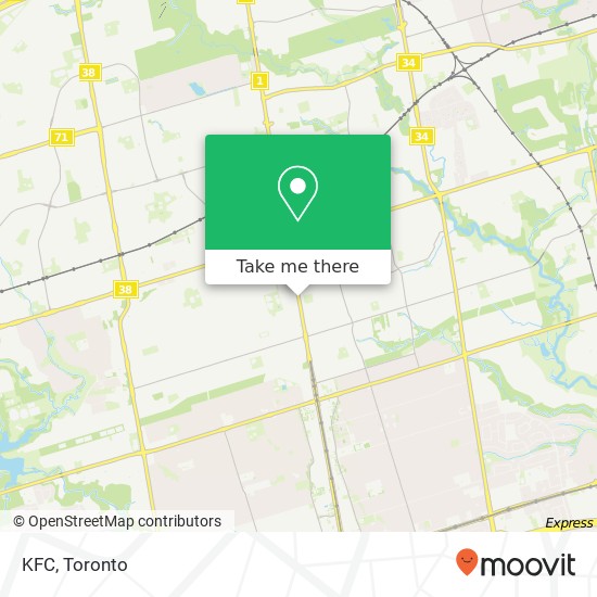 KFC, 6114 Yonge St Toronto, ON M2M map