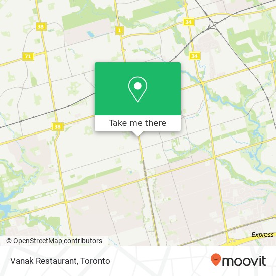 Vanak Restaurant, 6036 Yonge St Toronto, ON M2M 3W5 map