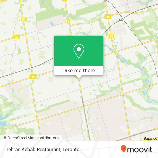 Tehran Kebab Restaurant, 6119 Yonge St Toronto, ON M2M 3W2 map