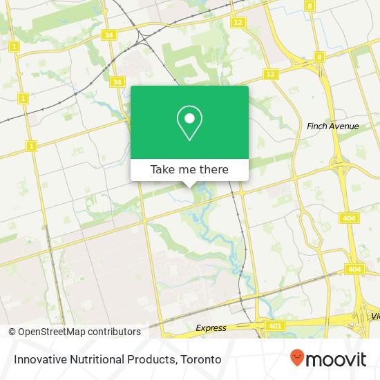 Innovative Nutritional Products, 113 Banstock Dr Toronto, ON M2K 2H7 plan