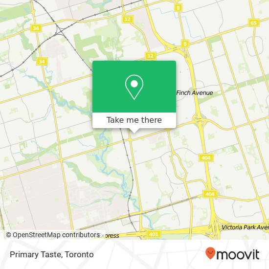 Primary Taste, 109 Ravel Rd Toronto, ON M2H plan