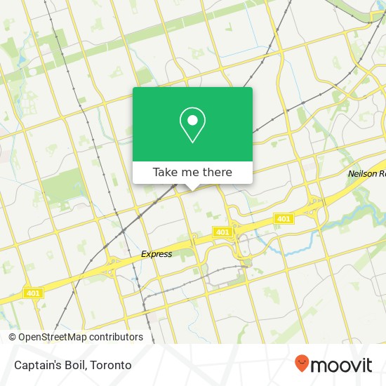 Captain's Boil, 4505 Sheppard Ave E Toronto, ON M1S 1V3 plan