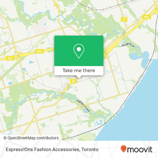 Express!Ons Fashion Accessories, 229 Meadowvale Rd Toronto, ON M1C 5B2 plan