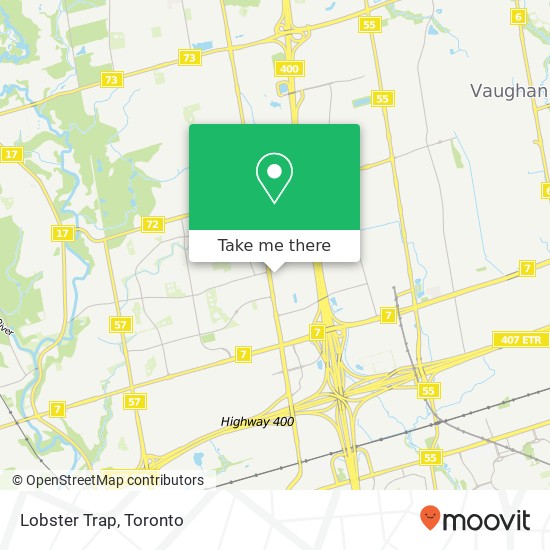 Lobster Trap, 8099 Weston Rd Vaughan, ON L4L 0C1 map
