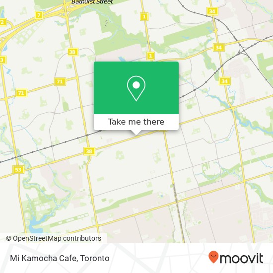 Mi Kamocha Cafe, 248 Steeles Ave W Vaughan, ON L4J 1A1 map