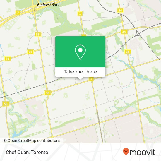 Chef Quan, 180 Steeles Ave W Vaughan, ON L4J 2L1 map