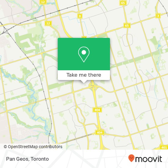 Pan Geos, Toronto, ON M2H plan