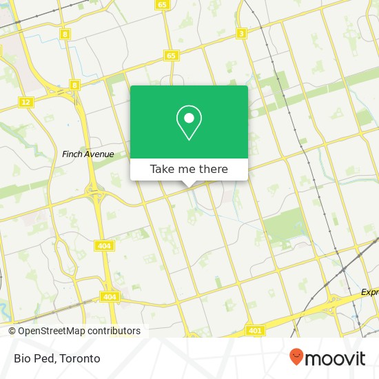 Bio Ped, 3245 Finch Ave E Toronto, ON M1W map
