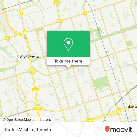 Coffee Masters, 3268 Finch Ave E Toronto, ON M1W map