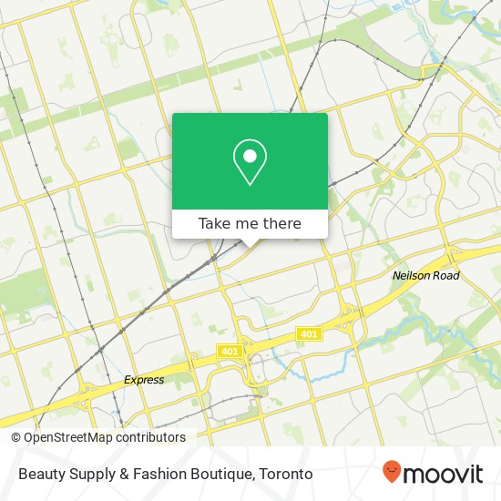 Beauty Supply & Fashion Boutique, 191 Nugget Ave Toronto, ON M1S plan