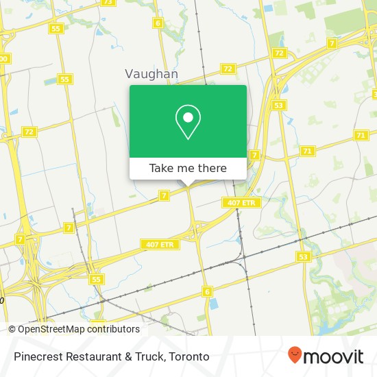 Pinecrest Restaurant & Truck, 2261 HWY-7 Vaughan, ON L4K map