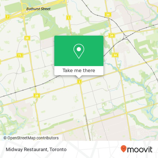 Midway Restaurant, 7059 Yonge St Markham, ON L3T map