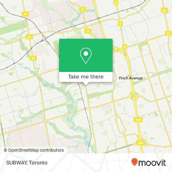 SUBWAY, 5919 Leslie St Toronto, ON M2H 1J8 map