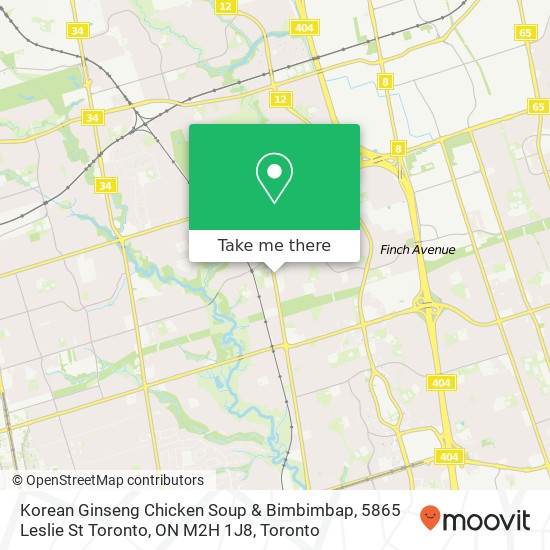 Korean Ginseng Chicken Soup & Bimbimbap, 5865 Leslie St Toronto, ON M2H 1J8 map