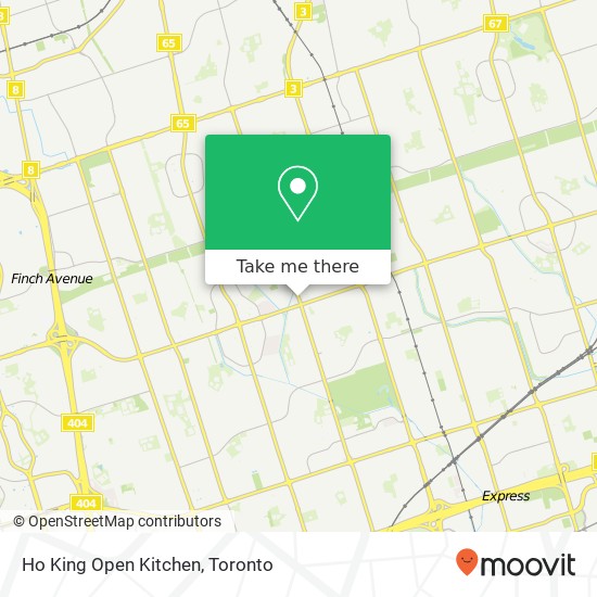 Ho King Open Kitchen, 2950 Birchmount Rd Toronto, ON M1W plan