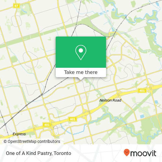 One of A Kind Pastry, 182 Malvern St Toronto, ON M1B 1S8 map