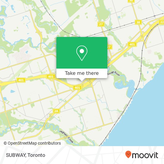 SUBWAY, 6 Rylander Blvd Toronto, ON M1B 0B6 map