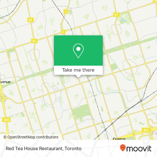 Red Tea House Restaurant, 2903 Kennedy Rd Toronto, ON M1V plan