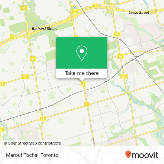 Marouf Tochal, 7368 Yonge St Vaughan, ON L4J 1V8 map