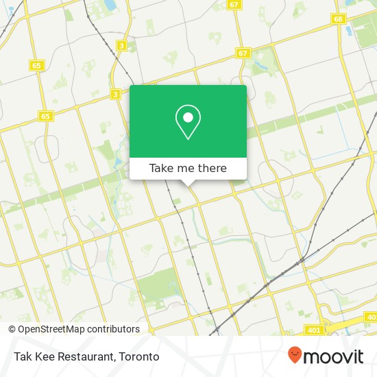 Tak Kee Restaurant, 3300 Midland Ave Toronto, ON M1V plan