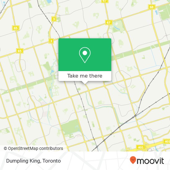 Dumpling King, 3290 Midland Ave Toronto, ON M1V plan