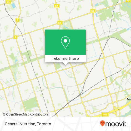 General Nutrition, Sandhurst Cir Toronto, ON map