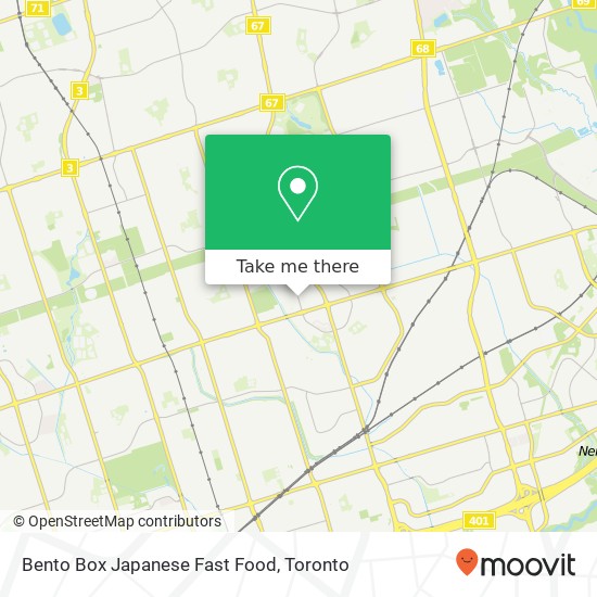 Bento Box Japanese Fast Food, 1571 Sandhurst Cir Toronto, ON M1V map