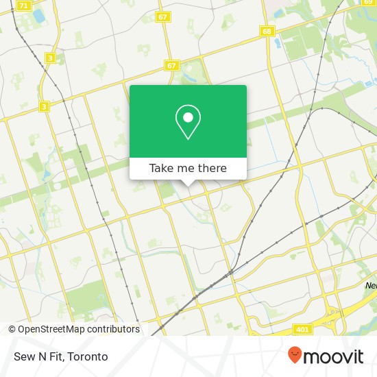 Sew N Fit, Sandhurst Cir Toronto, ON map