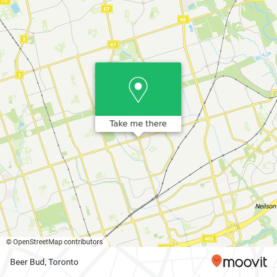 Beer Bud, McCowan Rd Toronto, ON M1S map