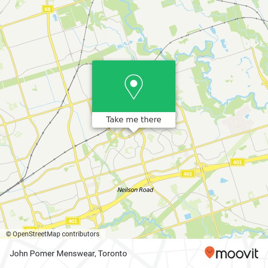 John Pomer Menswear, 31 Tapscott Rd Toronto, ON M1B map